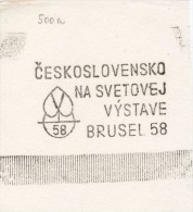 J1571 - Czechoslovakia (1945-79) Control Imprint Stamp Machine (R!): Czechoslovakia At World Exhibition In Brussels (SK) - Essais & Réimpressions