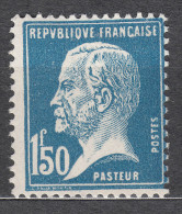 France 1923 Pasteur Yvert#181 Mint Hinged (avec Charnieres) - 1922-26 Pasteur