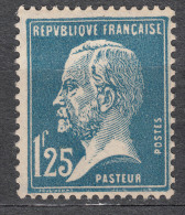 France 1923 Pasteur Yvert#180 Mint Hinged (avec Charnieres) - 1922-26 Pasteur
