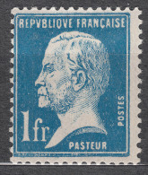 France 1923 Pasteur Yvert#179 Mint Hinged (avec Charnieres) - 1922-26 Pasteur