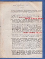 Document De Gendarmerie - Affaire LE POGAM , Hausse Illicite Sur Le Lait - Section Maritime De Lorient - Vers 1945 - Police & Gendarmerie