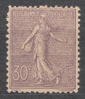 France 1903 Yvert#133 Mint Hinged (avec Charnieres) - 1903-60 Säerin, Untergrund Schraffiert