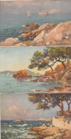 CPA-ILLUSTRATEURS E.ROBERT PAYSAGES PROVENCAL LOT DE 3              TDA60 - Robert