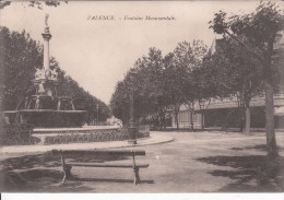 Cp , 26 , VALENCE , Fontaine Monumentale - Valence