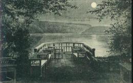 Litho Eutin Ugleisee Mondlicht Mond Karte Angelbrücke Sw 30.7.1914 - Eutin