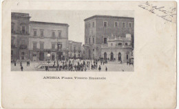 BT1 !!! ANDRIA PIAZZA VITTORIO EMANUELE 1901 F.P. !!! - Andria