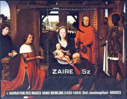 ##O357. Zaire 1979. Christmas. Memling. Painting. Bloc. Michel 30. MNH(**) - Nuevos