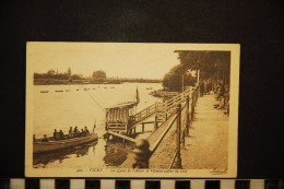 Cp, 03, VICHY,  Les Quais De L'Allier Et L'embarcadère Du Golf - Vichy