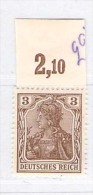 MiNr. 84 I OR Deutschland Deutsches Reich - Nuevos