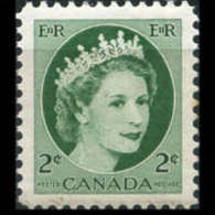CANADA 1954 - Scott# 338 Queen 2c MNH - Ongebruikt