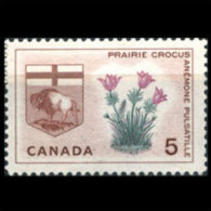 CANADA 1964 - Scott# 422 Manitoba Arms 5c MNH - Unused Stamps