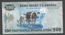 RWANDA  : 500 Francs  - 2013 - UNC - Ruanda