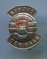 VOLLEYBALL - NEVOBO, Netherlands, Holland, Vintage Pin Badge - Voleibol