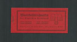 DEUTSCHES REICH 1937 MARKENHEFTCHEN  Mi 44  (109B + 110B ° MNH/** - Libretti