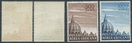 1953 VATICANO POSTA AEREA CUPOLONI FILIGRANA LETTERA MNH ** - W243-2 - Luftpost