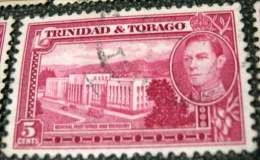 Trinidad And Tobago 1938 General Post Office And Treasury 5c - Used - Trinité & Tobago (...-1961)