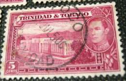 Trinidad And Tobago 1938 General Post Office And Treasury 5c - Used - Trinidad Y Tobago