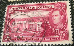 Trinidad And Tobago 1938 General Post Office And Treasury 5c - Used - Trinidad & Tobago (...-1961)