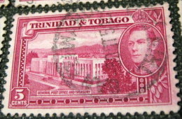 Trinidad And Tobago 1938 General Post Office And Treasury 5c - Used - Trinidad & Tobago (...-1961)