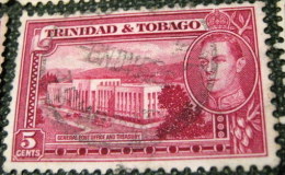 Trinidad And Tobago 1938 General Post Office And Treasury 5c - Used - Trinidad & Tobago (...-1961)