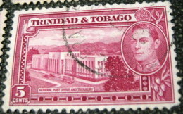 Trinidad And Tobago 1938 General Post Office And Treasury 5c - Used - Trinidad & Tobago (...-1961)