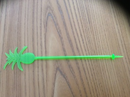 Touilleur * "ananas" (jaune-vert) - Swizzle Sticks