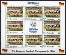 Gambie - 1996 - Yvert N° 2049 ** -  Coupe D'Europe De Football Angleterre 1996 - Gambia (1965-...)