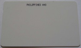 PHILIPPINES - GPT- White Trial / Test - Emergency Issue - $40 - 44GPTA - Used - Philippinen