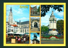 NETHERLANDS  -  Breda  Multi View  Used Postcard As Scans - Breda