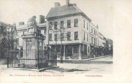 STAFFS -  LICHFIELD - DR JOHNSON'S HOUSE AND STATUE 1904 St71 - Otros & Sin Clasificación