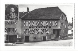 12514 -  Boudry Hôtel Du Lion D´Or Maison Où Naquit Marat - Boudry