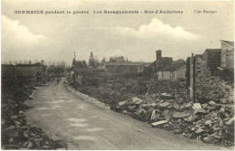 51/ CPA - Sermaize  Pendant La Guerre - Les Baraquements - Rue D'Audernay - Sermaize-les-Bains