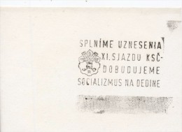 J1623 - Czechoslovakia (1945-79) Control Imprint Stamp Machine (R!): Unified Agricultural Cooperatives; Socialism In ... - Prove E Ristampe