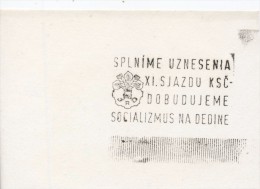 J1623 - Czechoslovakia (1945-79) Control Imprint Stamp Machine (R!): Unified Agricultural Cooperatives; Socialism In ... - Essais & Réimpressions