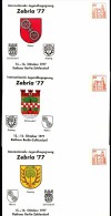 BERLIN PP76 D2/004-06 Privat-Postkarten WAPPEN 1977  Kat. 12,00 € - Private Postcards - Mint