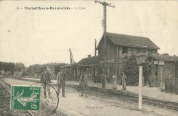 Marseille-en-Beauvaisis (60.Oise) La Gare - Marseille-en-Beauvaisis