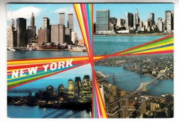 Etats Unis - New York City - Mehransichten, Panoramakarten