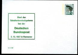 BERLIN PU139 D2/003 Privat-Umschlag SCHALTERTERMINALSYSTEME Hannover ** 1987  NGK 5,00 € - Buste Private - Nuovi