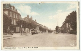 Noailles  (60.Oise)  La Rue De Paris Et La Rue De Calais - Noailles