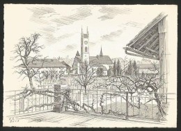 KÜSNACHT ZH Zürichsee Ref. Kirche Lehrerseminar Hans R. Benz Küsnacht 1959 - Küsnacht