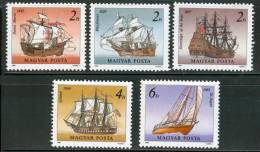 HUNGARY - 1988. Famous Ships Cpl. Set MNH! - Unused Stamps