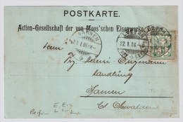 Schweiz, 1906, Perfin, Luzern, " EL ",  # 1273 - Perforés