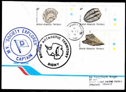 ANTARCTIC, BAT, 15.02.1991,M/V "Society Explorer", Base  SIGNY, 2  Cachets  !! Look Scan !! 1.5.13 - Expediciones Antárticas