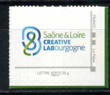 Saone Et Loire Créative LABOURGOGNE .  Adhésif Neuf ** . Collector " Saone Et Loire "  2015 - Collectors