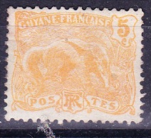 GUYANE  1922  YT 75   NEUF * - Unused Stamps