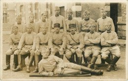 Militaria - Guerre 1914-18 - Régiments - Militaires - Carte Photo - Képis N°109 - Chaumont ?- Caserne Du Fort Lambert  ? - Guerre 1914-18