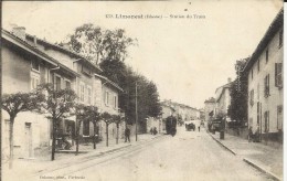 69 . LIMONEST . STATION DU TRAIN . ARRET DU TRAIN EN PLEINE VILLE - Limonest