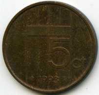 Pays-Bas Netherland 5 Cents 1993 KM 202 - 1980-2001 : Beatrix