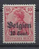 Germany (Belgien) 1916-18 (**) MNH  Mi.14a (Zw 1.0) - Occupation 1914-18