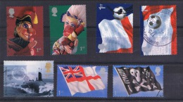RB 1040 - 7 Good To Fine Used - GB High Value Commemorative Adhesive Stamps - High Catalogue Value - Sin Clasificación